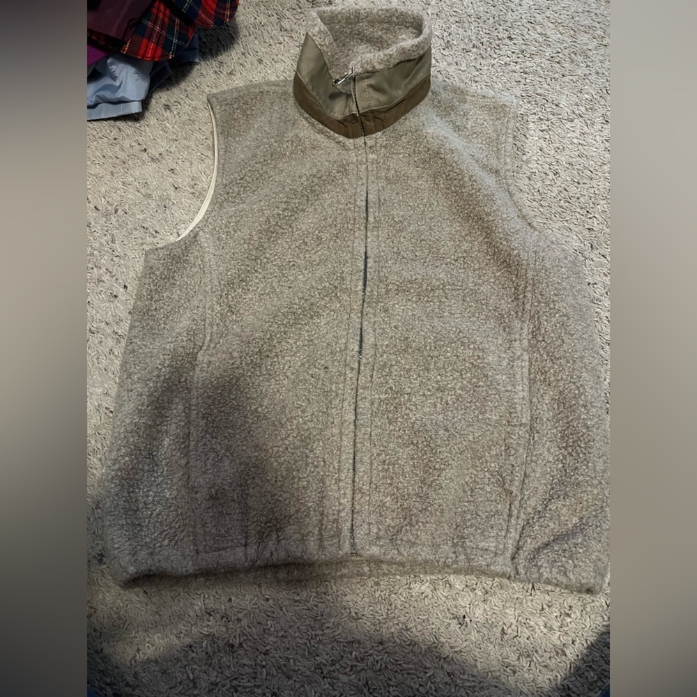 Lands end wool vest